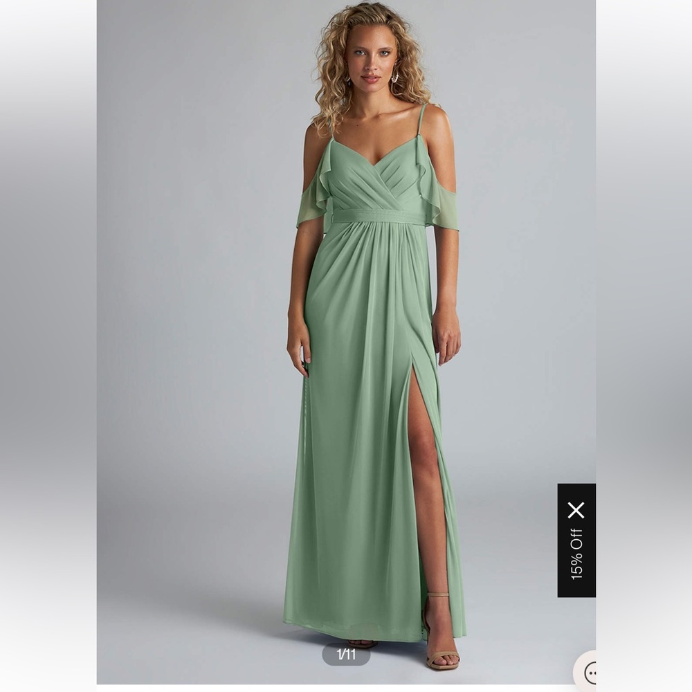 Green bridesmaids dress / formal dress